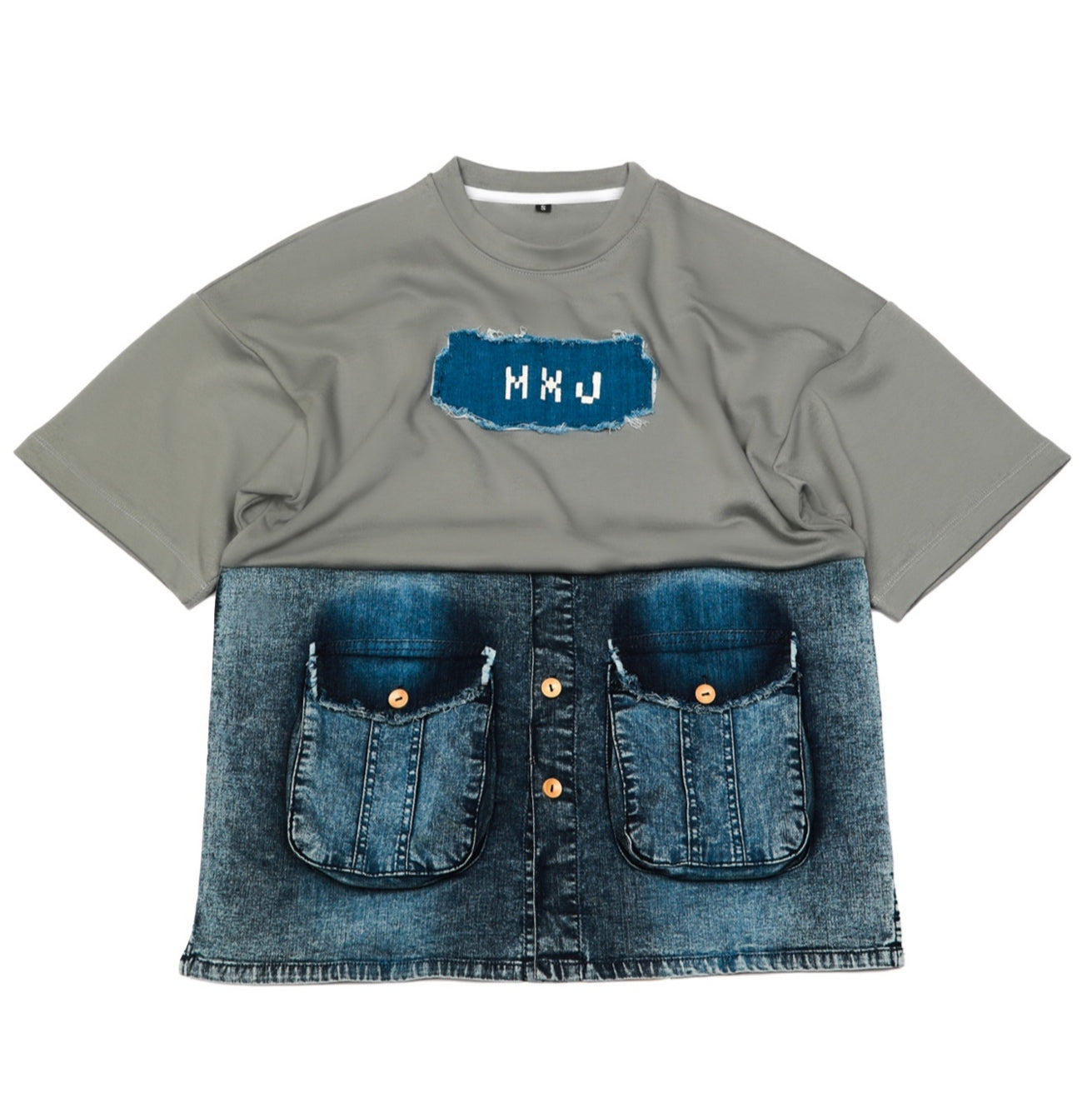 Half Denim Tee