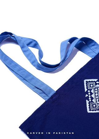 BLUE BIRD TOTE BAG